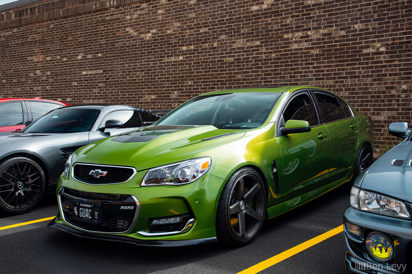 Green Chevy SS at Chicago Auto Pros in Lombard