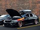 Black G30 BMW 540i M Sport Chicago Auto Pros Car Meet