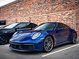 Blue Porsche 992 at Chicago Auto Pros