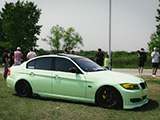 Seafoam Green Wrap on E90 BMW 335i