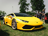 Yellow Lamborghini Huracan from Chicago Car Guy