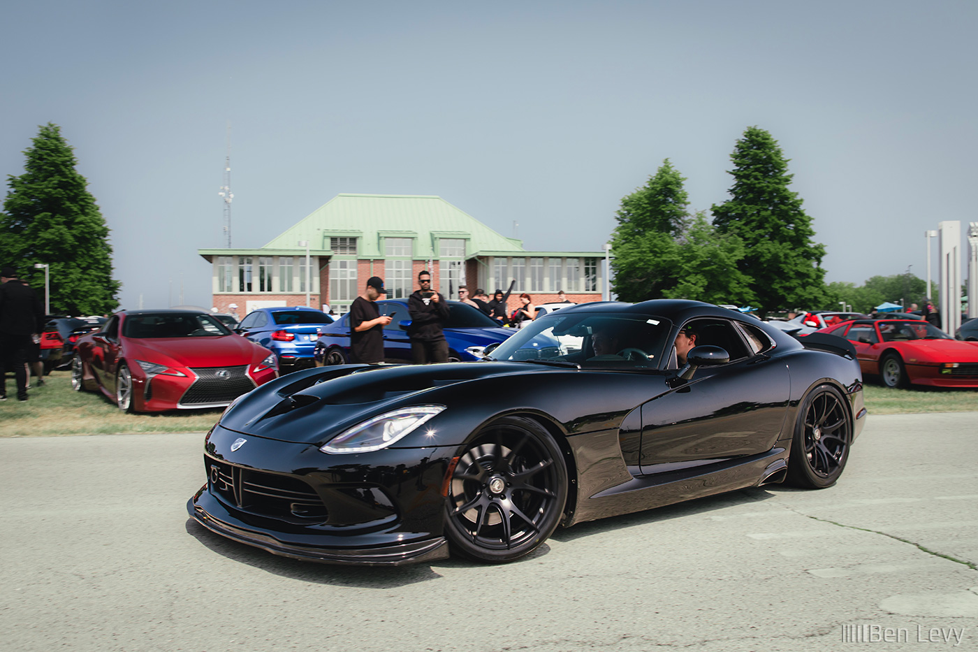 Black Dodge Viper at Chitown Exotics Supercars for Charity