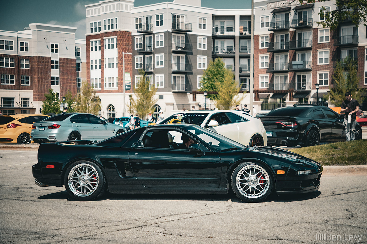 Black Acura NSX at Cold Brewed Cars & Coffee Lisle