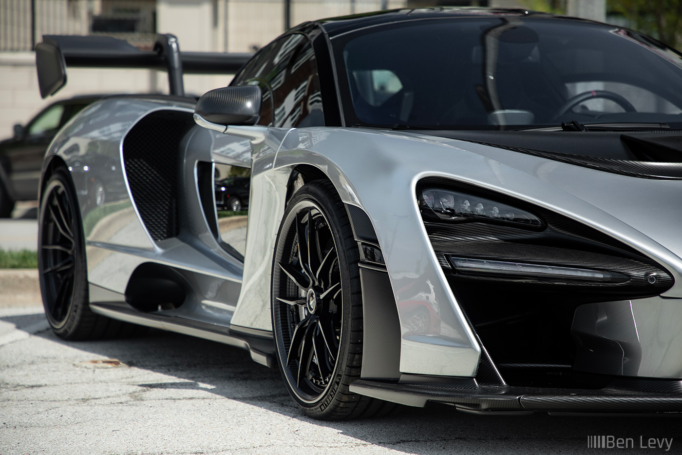 Silver McLaren Senna from Chicago Motor Cars