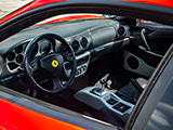 Interior of Manual Ferrari 360 Modena