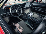 Interior of a BMW M1 at a Sunday Morning Car Meet