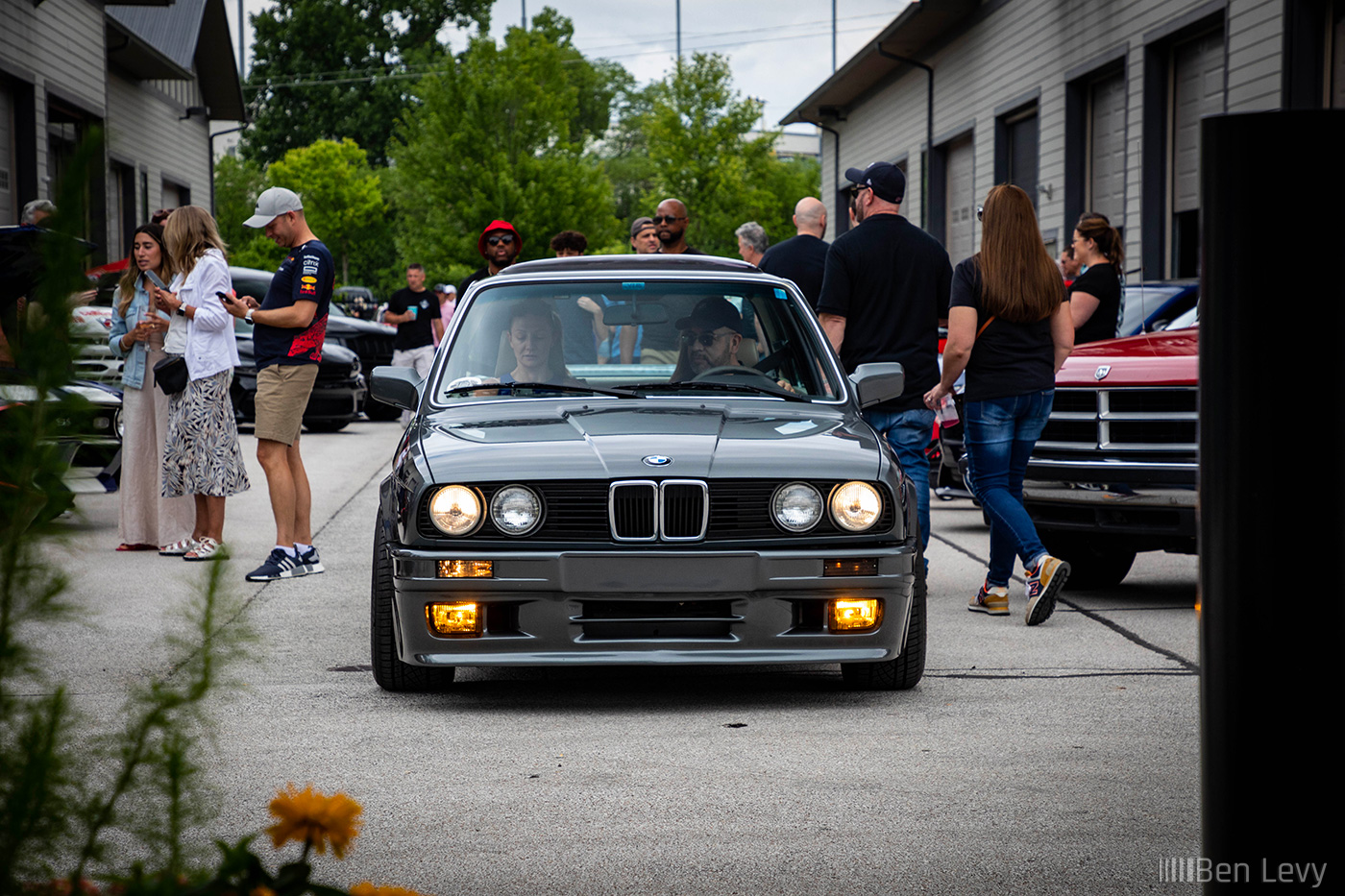 Front of Grey BMW 325e