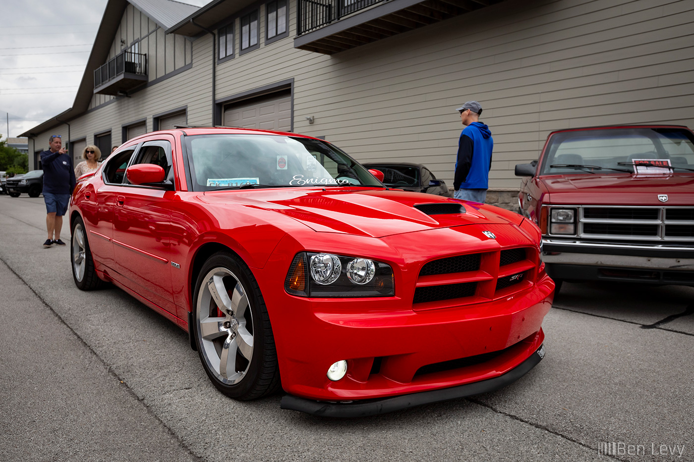 Red 2007 Dodge Charger SRT at Iron Gate Motor Condos