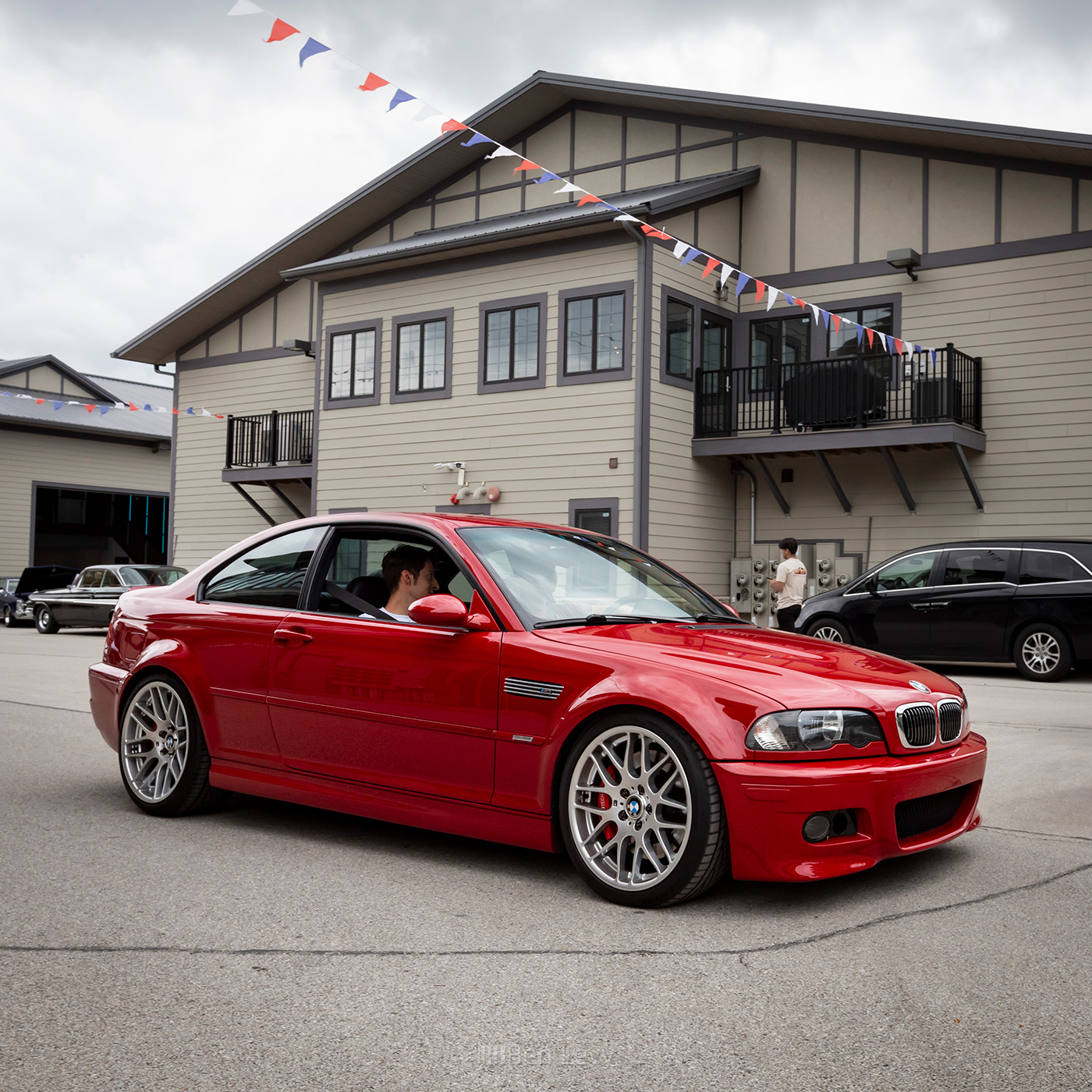 Red E46 BMW M3 at Iron Gate