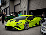 Neon Green Lamborghini Huracan STO