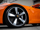 Front Wheel of Porsche 911 Sport Classic