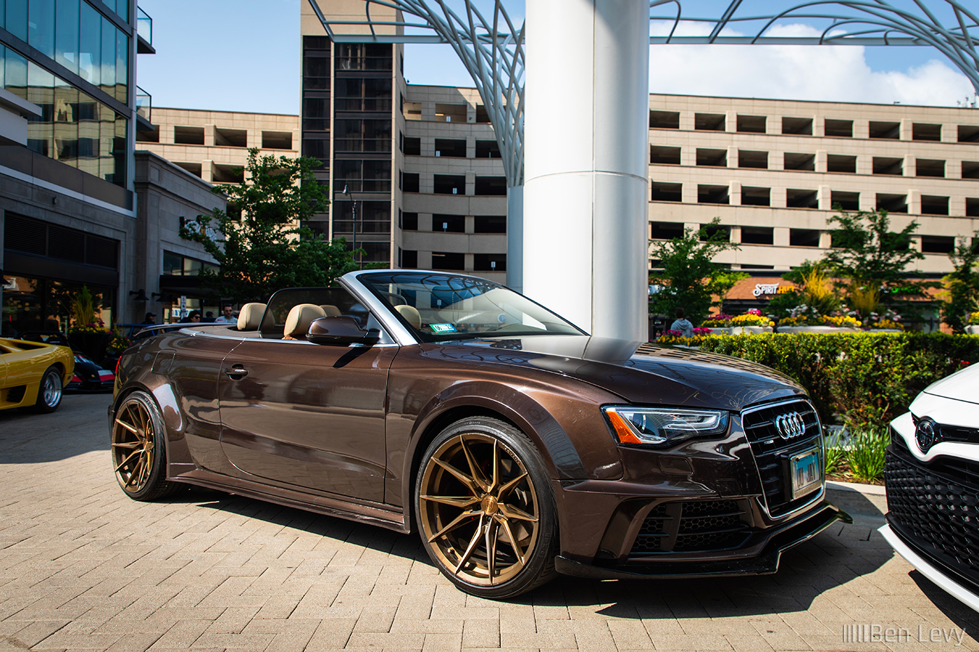 Brown Audi S4 Cabriolet at Car Meet in Lincoln Park