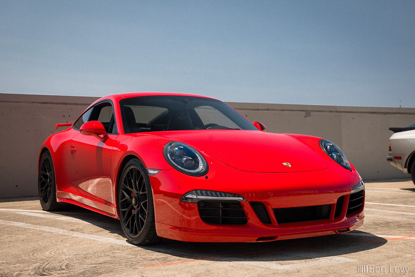 Red Porsche 911 GTS in Chicago