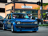 Blue Toyota Starlet in Chicago