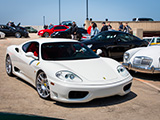 White Ferrari 360 Modena in Chicago