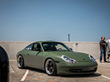 Army Green Wrap on Porsche 911