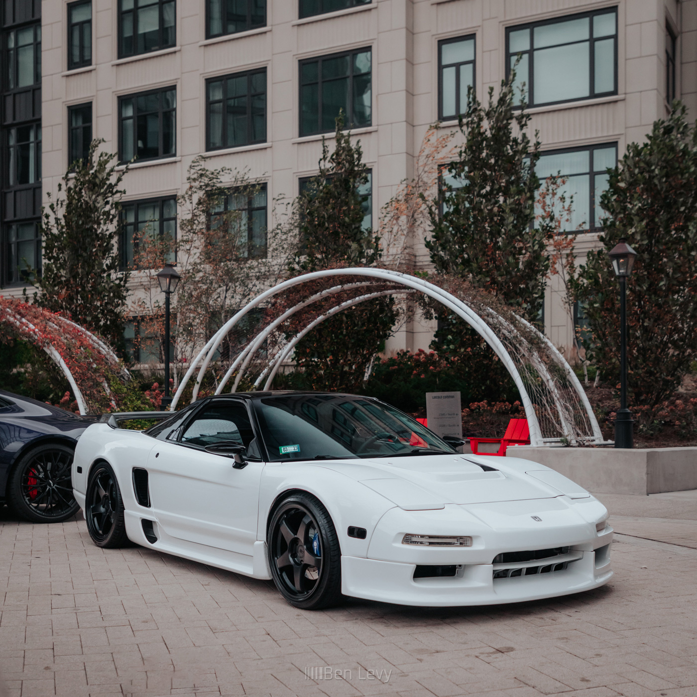 White Acura NSX at Car Meet in Chicago