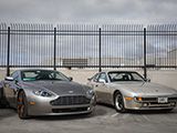 Aston Martin and Porsche in Chicago Parking Garage