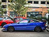 Side of Blue Acura Integra GSR at Cars at Lincoln Common