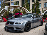 Grey E92 BMW M3 in Lincoln Park, Chicago
