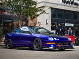 Blue Acura Integra at Cars at Lincoln Common