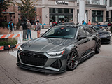 Grey Audi RS6 Avant at Lincoln Common
