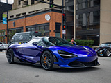 Blue McLaren 720S in Lincoln Park