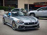 Silver Fiat 124 Abrath on OZ Racing Formula 4F Wheels