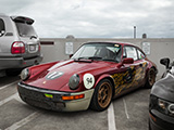 Burgundy Porsche 911 from Lowend Garage Chicago