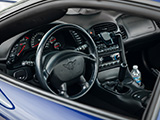 Black Interior of C5 Corvette Z06