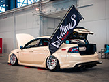 Bagged Acura TL at Lowrider Chicago Super Show