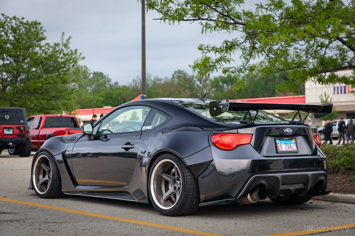 Grey Subaru BRZ with Aimgain Widebody