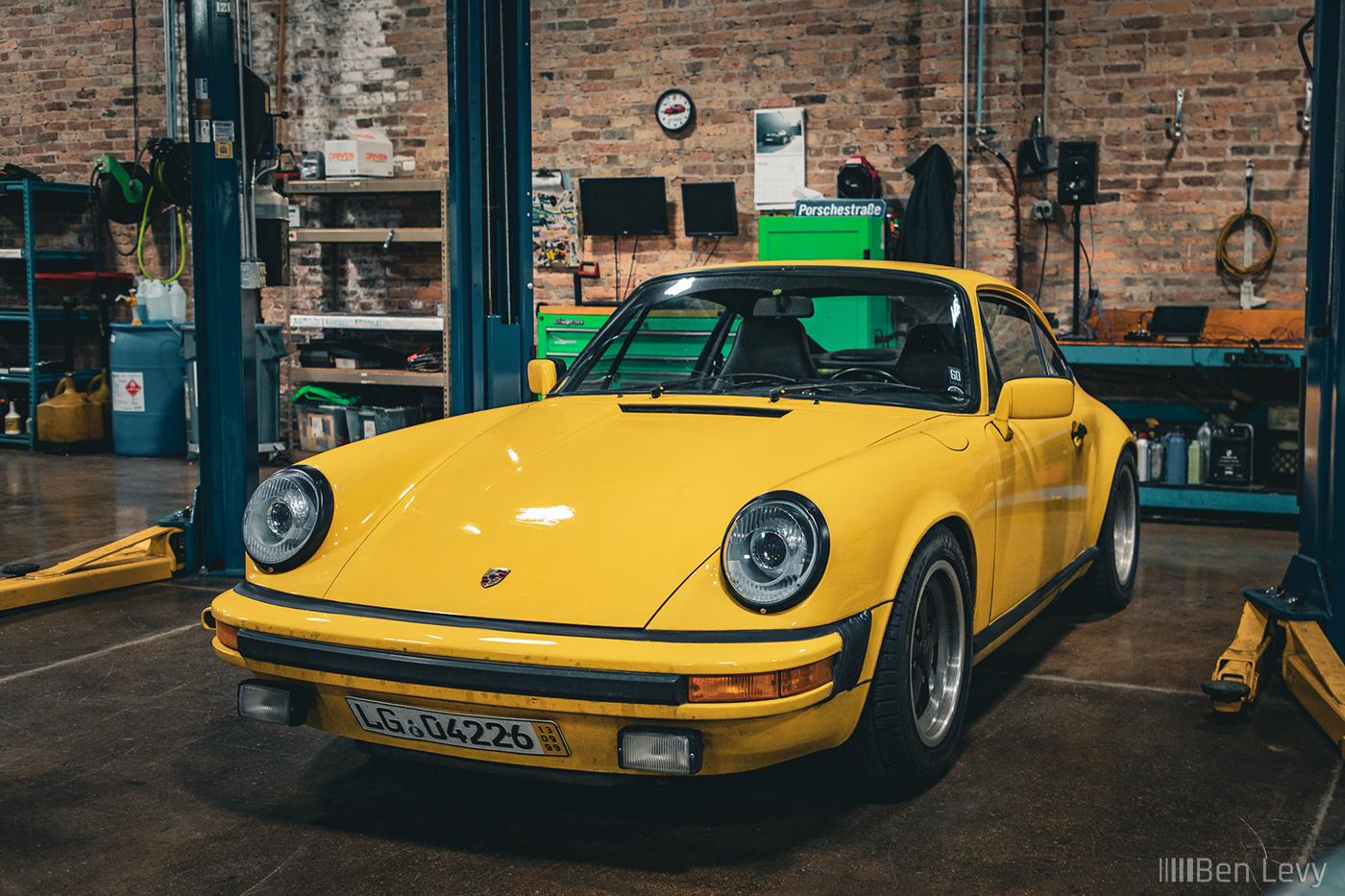 Talbot Yellow 1980 Porsche 911SC Coupe at Midwest Performance Cars in Chicago