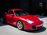Orient Red Porsche 911 Turbo in the Shadows