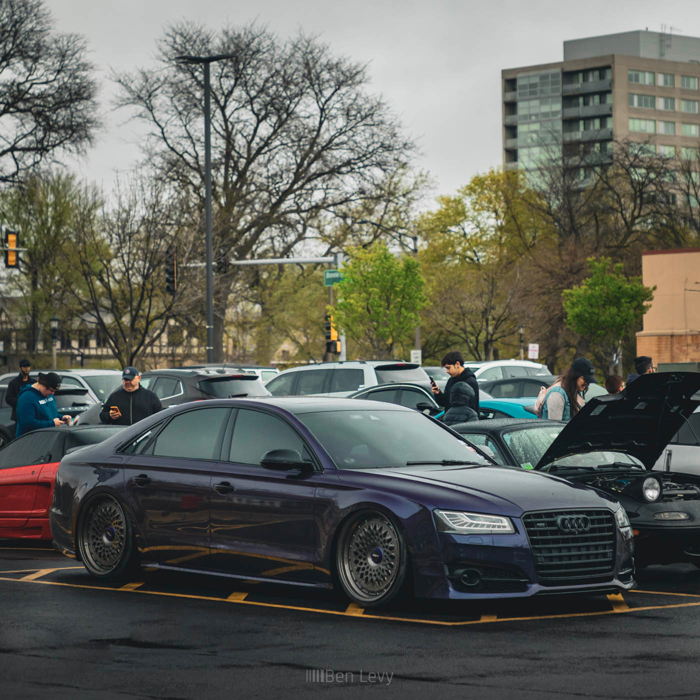 Audi S8 at Cars & Coffee Oak Park