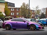 Purple Wrap on Infiniti G37 Coupe