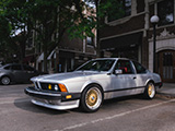 Silver BMW 633CSi in Oak Park