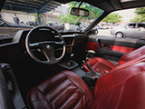 Red Leather Interior in BMW 633CSi