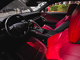 Red Leather Seats in Lexus LC500