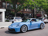 Powder Blue Porsche 911 GT3 in Oak Park, IL