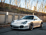Silver Porsche 911 C4S at Thanksgiving Day Drive