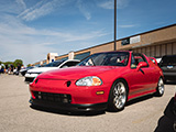Turbo Honda del Sol at Cars and Coffee in Glenview