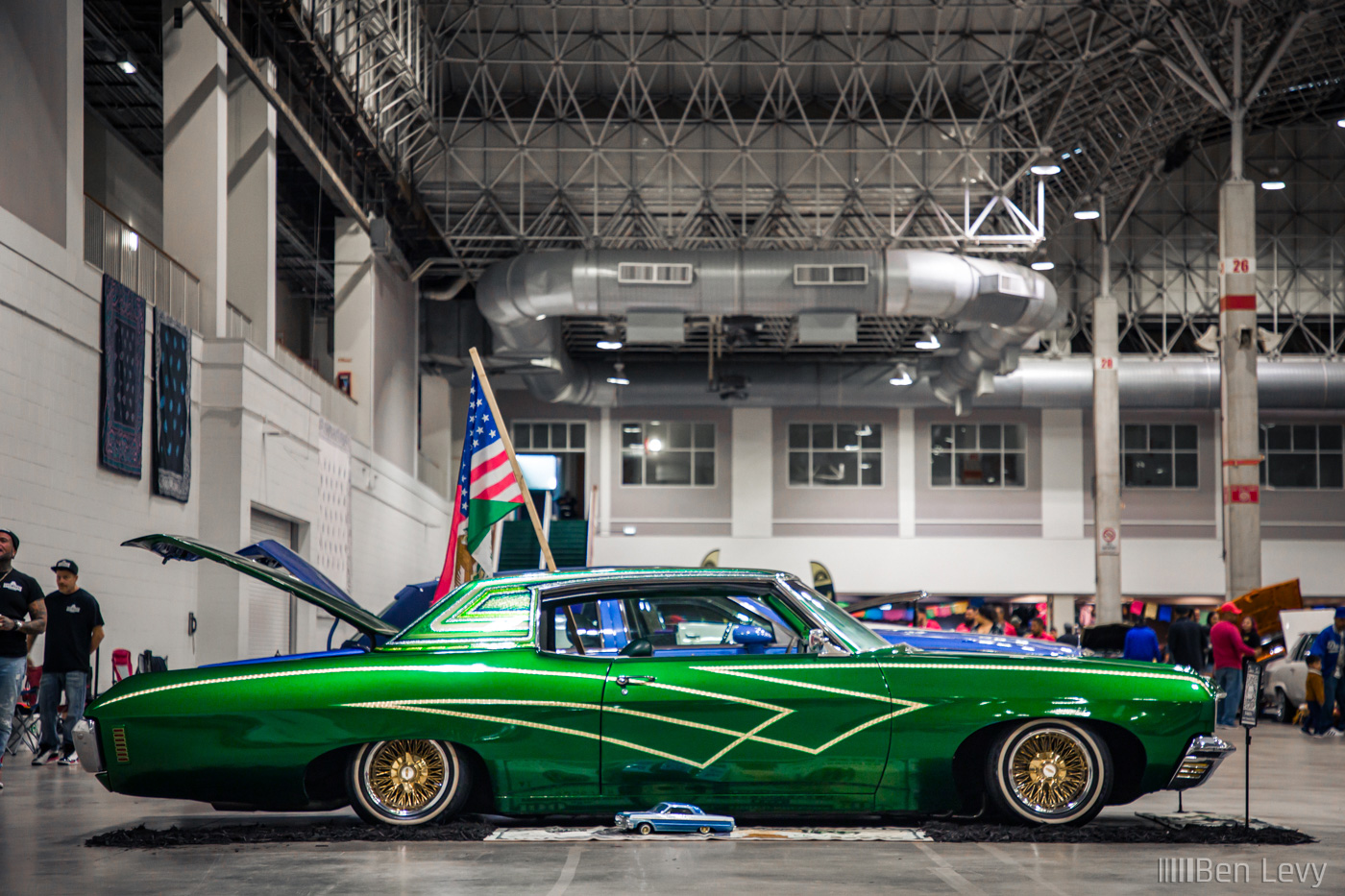 Side of Green Chevrolet Caprice at Slow & Low