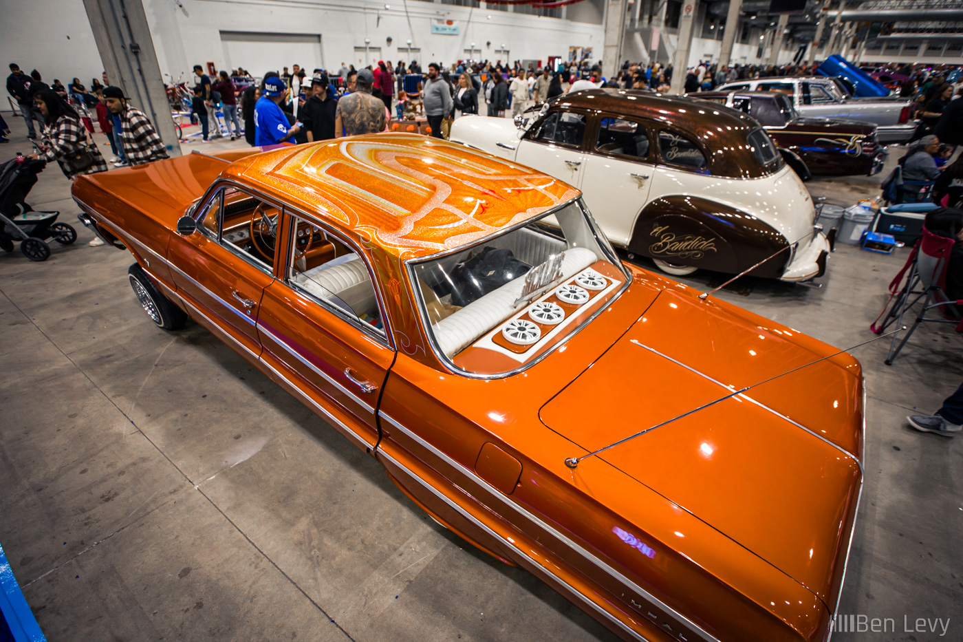 Orange Lowrider Chevy Impala