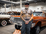 El Mexicano with his Orange Impala