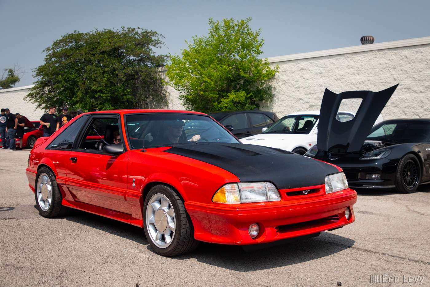 Red Foxbody Ford Mustang SVT Cobra