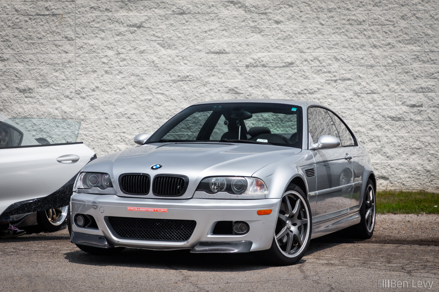 Silver E46 BMW M3 at the Sound Performance Open House