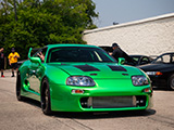 Green Widebody Toyota Supra