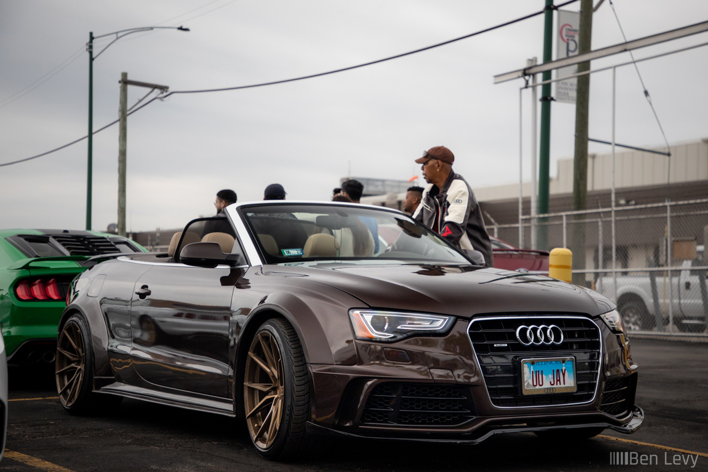 Brown Audi S4 at a Chicago Cars & Coffee