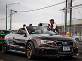 Brown Audi S4 at a Chicago Cars & Coffee